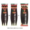 1000018345 X-Pression Premium Pre-Stretched Braiding Hair 52” – 6X Pack