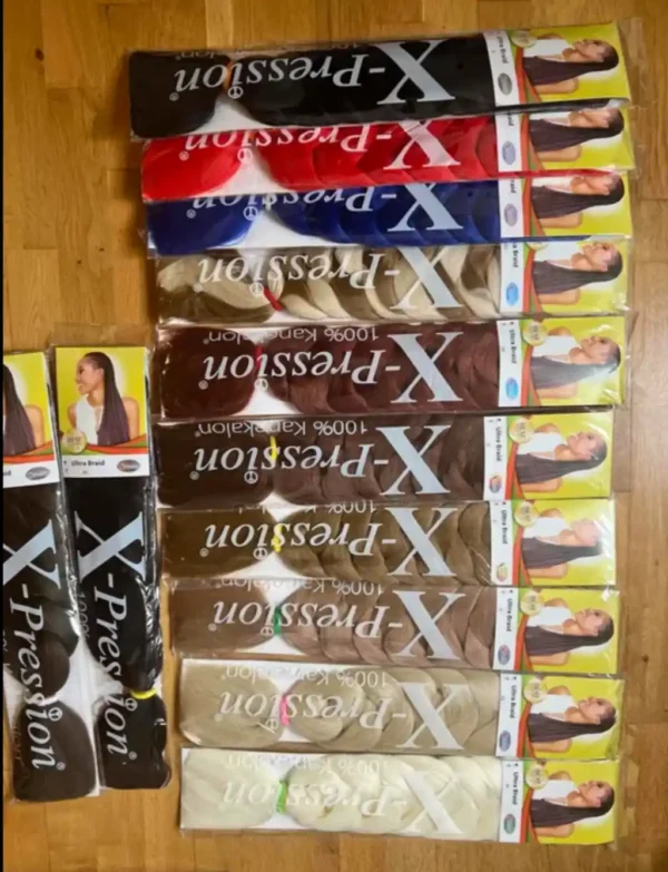 Xpression Jumbo Braid Hair Tangle Free Hot Water Set Style