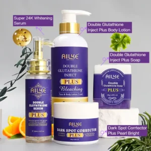 ailke double glutathione PLUS Whitening Set