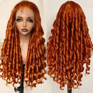 Curly Synthetic Lace Front Wig